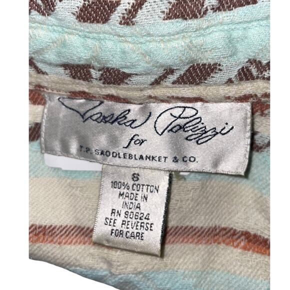 Tasha Polizzi for T.P. Saddleblanket & Co. Western Button Down Shirt    Size: S - Picture 4 of 4